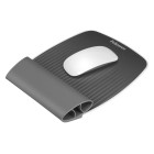 Fellowes I-Spire Series Mouse Pad with Wrist Rest Silicone Grey image