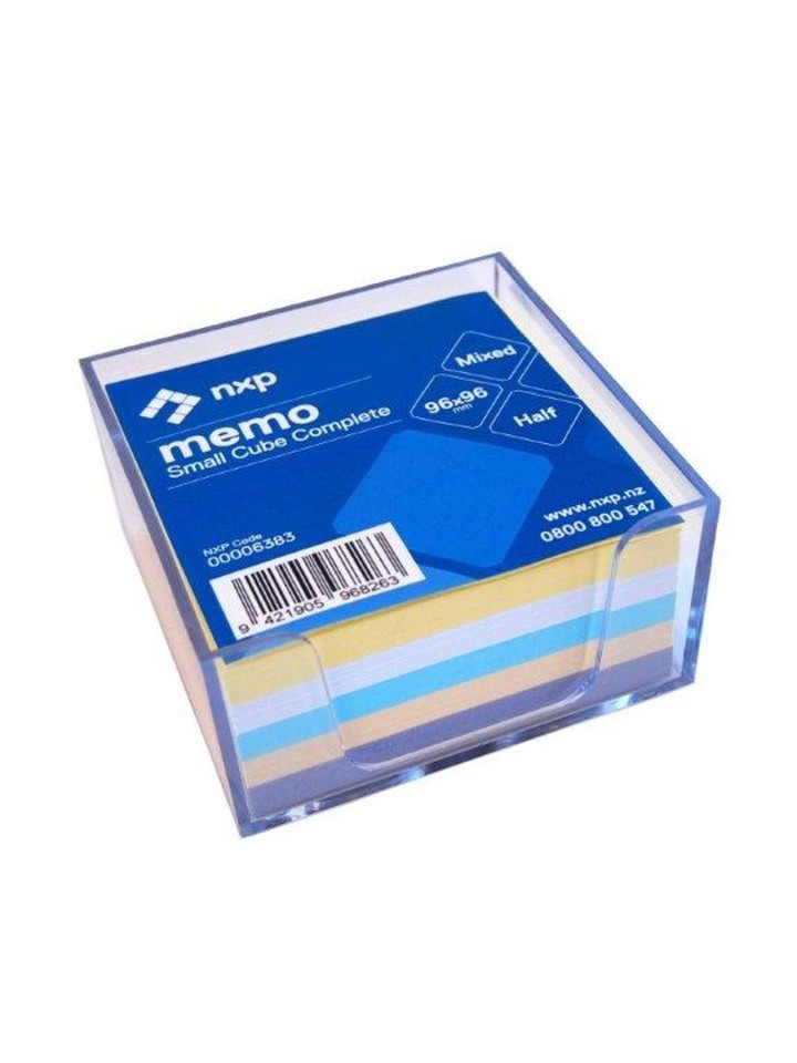NXP Memo Cube With Holder Small Half Size