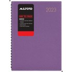 2023 Boston Diary A5 Day To Page Purple image