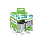 Dymo Label Writer Lever Arch Filing Labels 59mm x 190mm Roll 110 image