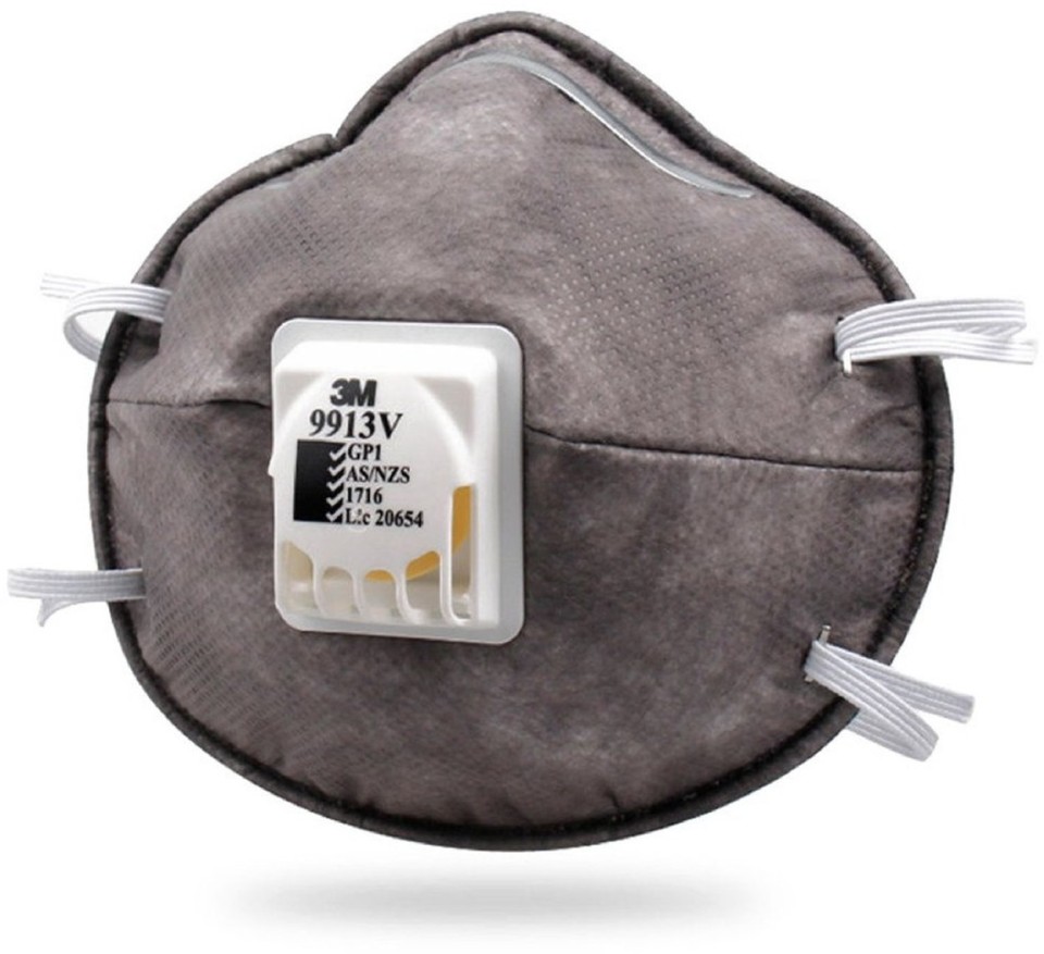 3M 9913v Organic Vapour Dust/mist Respiratory Mask Box Of 10 Wx700900037