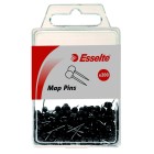 Esselte Push Pins Round Head Black Pack 200 image