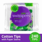 Swisspers Cotton Tips Paper Stem Box 240 image