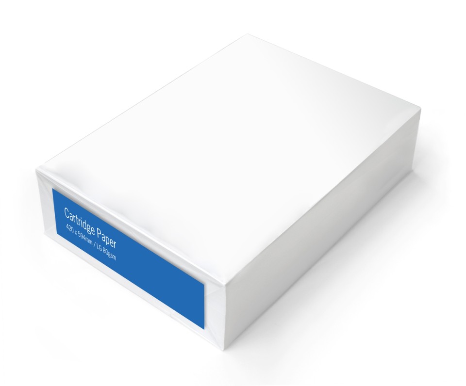 Cartridge Paper A2 80gsm White Ream of 500
