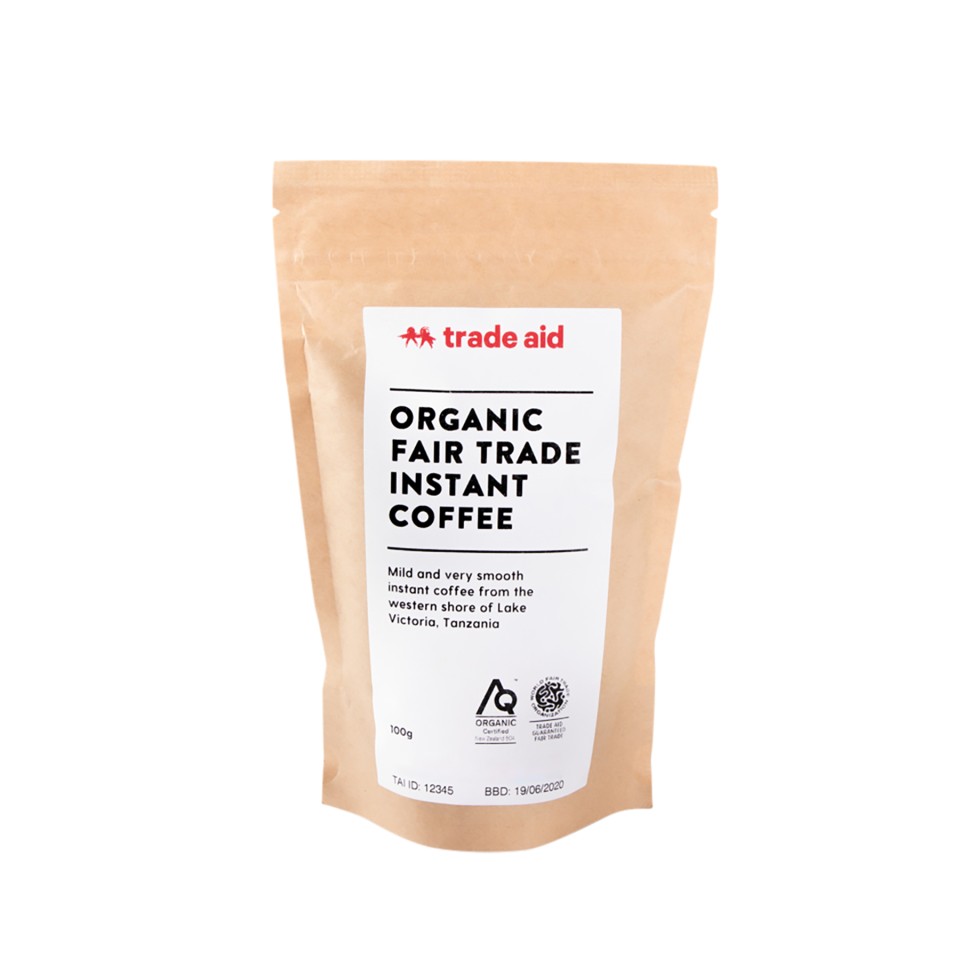 Trade Aid Instant Coffee Powder Pack 100g