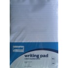 Premier Stationery A4 Writing Pad Ruled 50gsm White 100 Sheets Pack 10 image