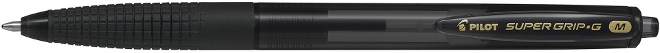 Pilot Super Grip G Ballpoint Pen Retractable Medium 1.0mm Black