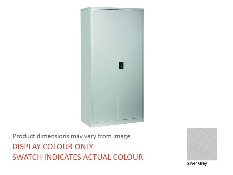 Proceed Low Cupboard w/ 2 Adjustable Shelves 900Wx1000Hmm Stone Grey