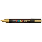 Uni Posca Paint Marker Bullet Tip Medium PC-5M 1.8-2.5mm Gold image