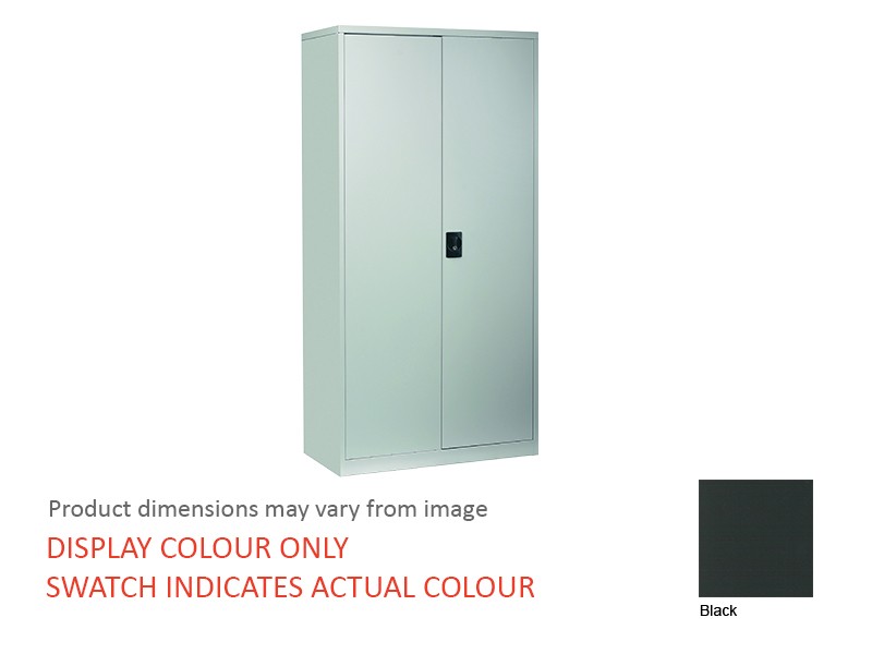 Proceed Storage Cabinet 2 Adjustable Shelves 900Wx1000Hmm Black