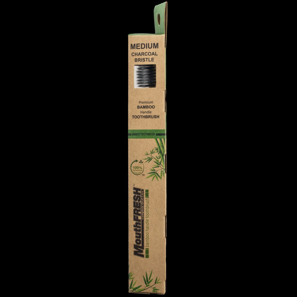 Mouthfresh Bamboo Toothbrush Medium Carton of 12