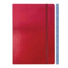 Ambassador 2023 Striped Edge Diary A5 Day To Page Red image