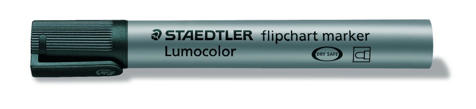 Staedtler Lumocolor Flipchart Marker Bullet Tip 2.0mm Black