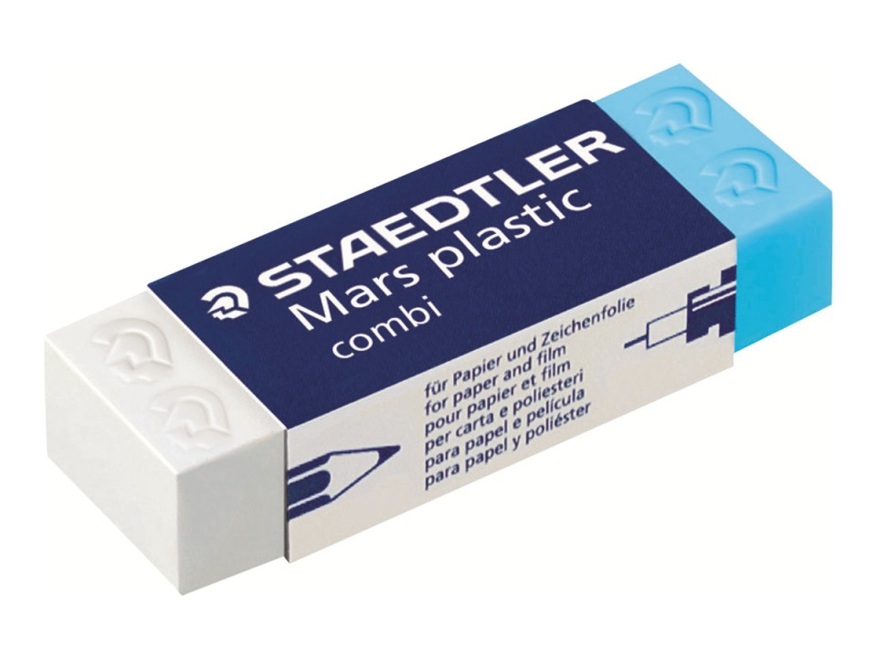 Staedtler Mars Plastic Combi Eraser Ink And Graphite