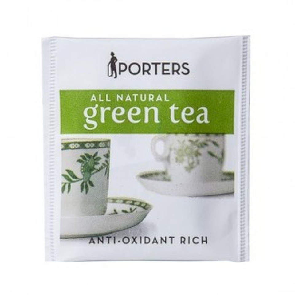 Porters Tea Bags Enveloped Japanese Green Carton 200
