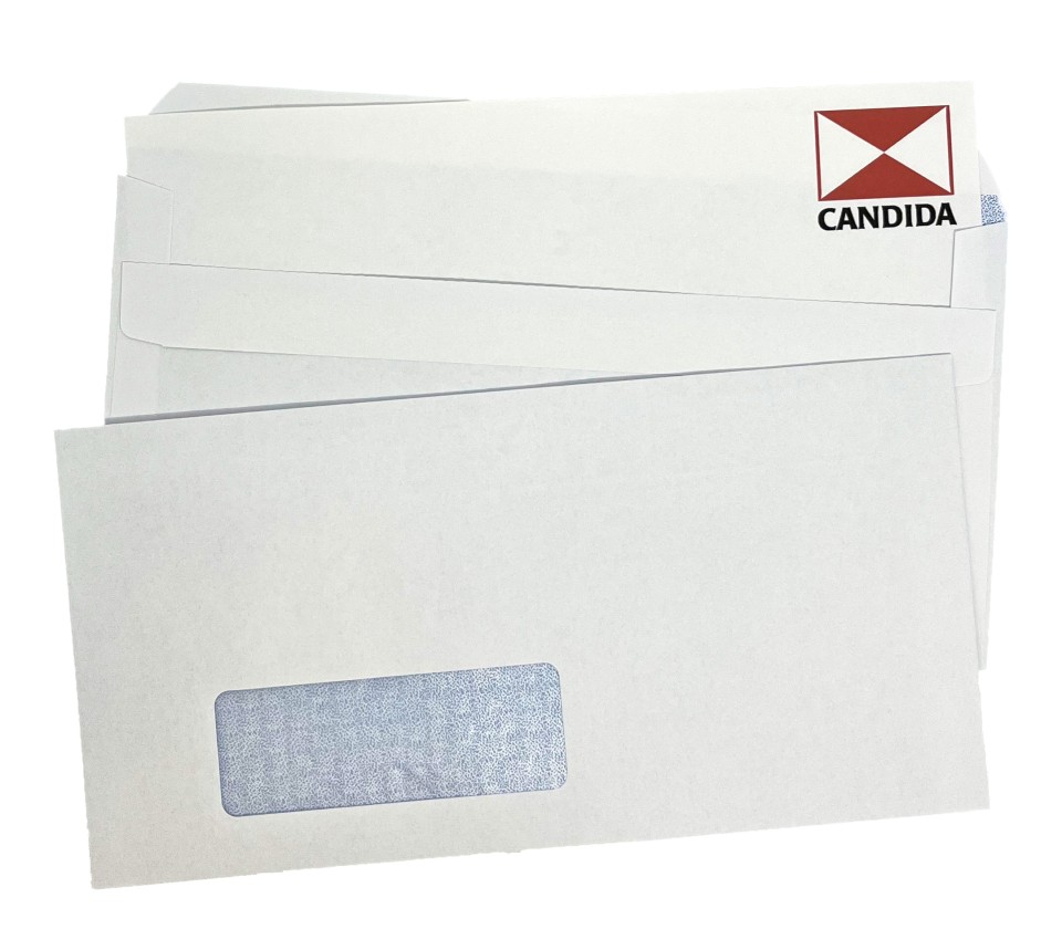 Candida Banker Envelope Window Self Seal 7111 MaxPOP 120mm x 235mm White Box 500