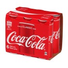 Coca-cola 250ml Can Pack Of 6 image