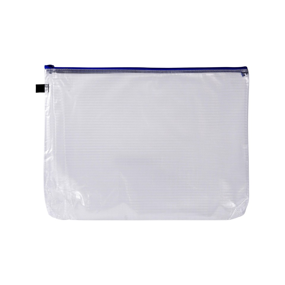 Avery Pouch With Zip A3 Clear