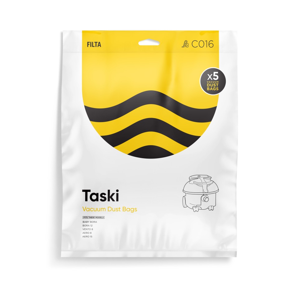 Filta Taski Sms Multi Layered Vacuum Cleaner Bags Pack Of 5