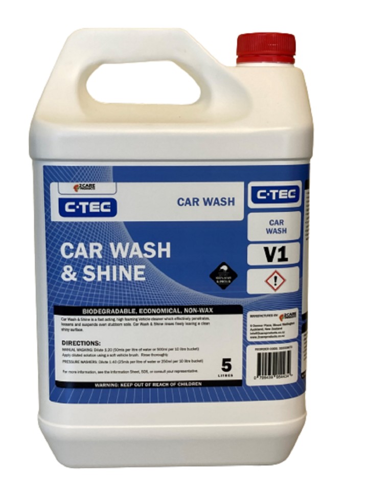 C-TEC Car Wash & Shine V1 5 Litres