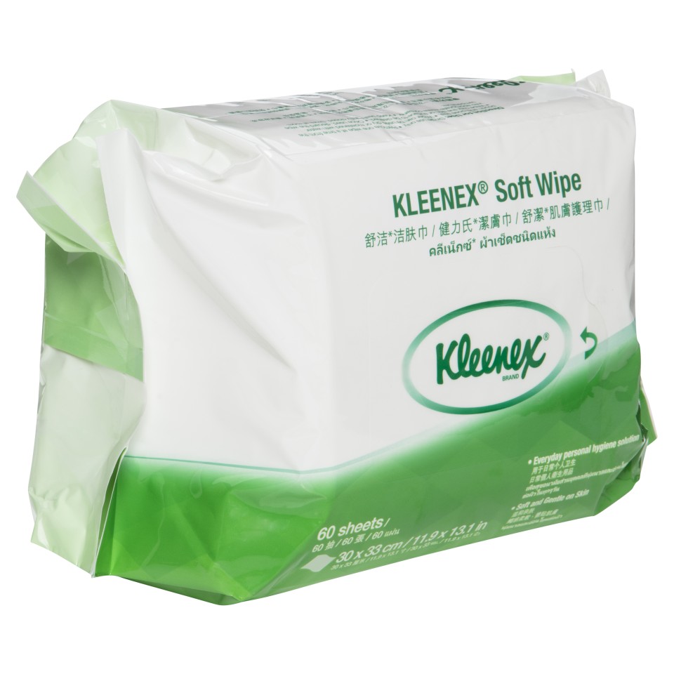 Kleenex Soft Patient Wipers Pack of 60