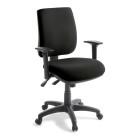 Sport 3.40 Task Chair 3 Lever with arms Mid Back Black image