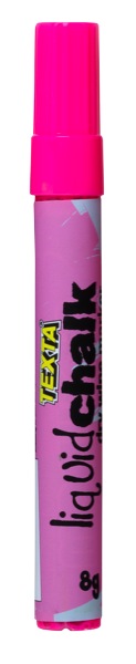 Texta Liquid Chalk Marker Dry-Wipe Jumbo Chisel Tip 15.0mm Pink