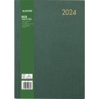 Milford 2024 Hardcover Eco Diary A4 Week To View Green image
