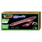 Bic Gelocity Quick Dry Red Gel Pens Box 12 image