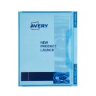 Avery Blue Transparent Plastic Project File - Holds 20 Sheets image