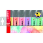 Stabilo Boss Highlighter Chisel Tip 2.0-5.0mm Assorted Pastel Colours Pack 6 image