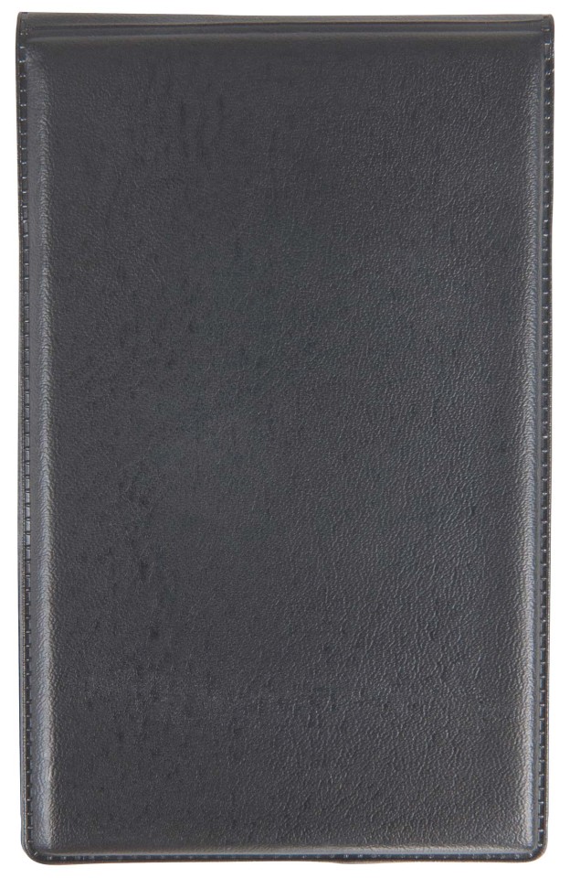 Collins Memo Pad With Black PVC Cover S35C 80x132mm Black