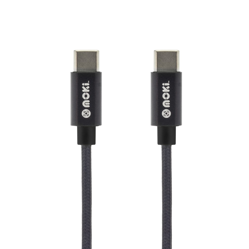 Moki Cable USB-C To USB-C Syncharge 90cm