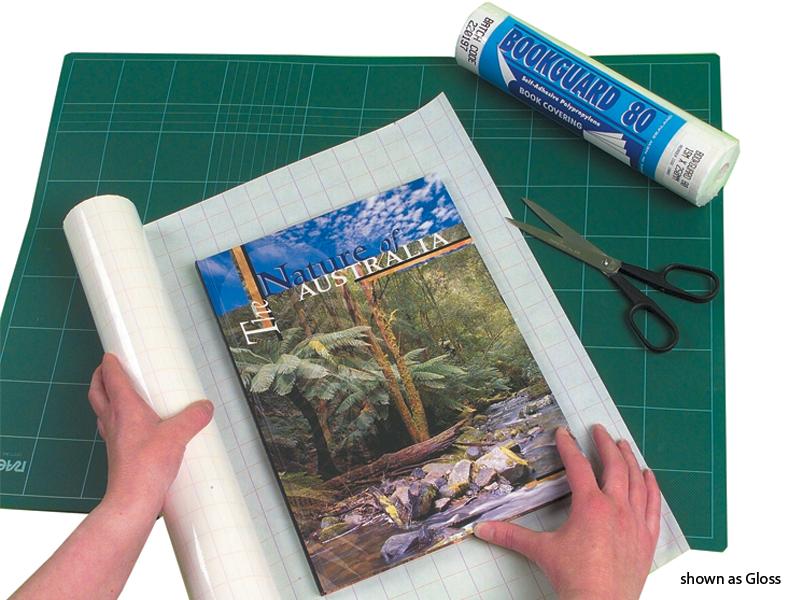 Raeco Bookguard Book Covering Gloss Adhesive 80 Microns 300mm x 15m Roll