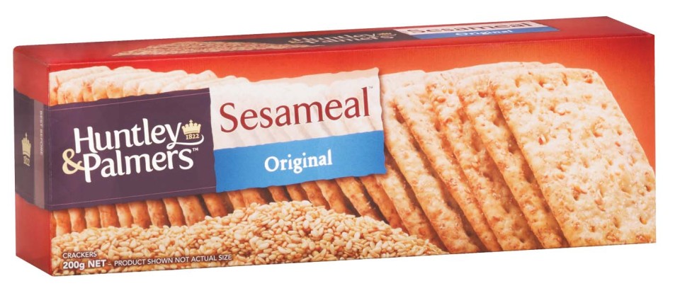 Huntley & Palmers Sesameal Original Crackers 200g