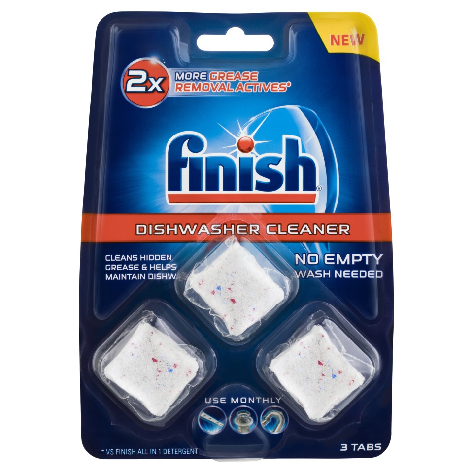 Finish 3082084 Dishwasher Cleaner Tablets Pack Of 3