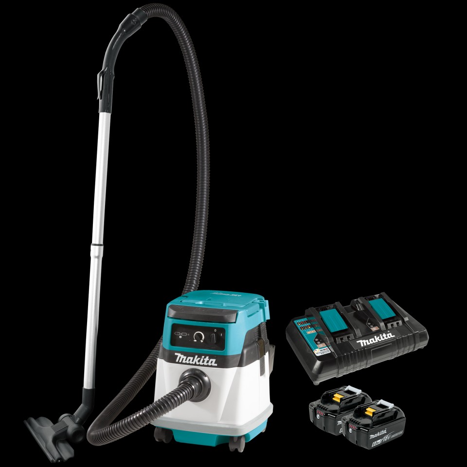 Makita 18v x 2 (36V) LXT AC Brushless Wet/Dry Vacuum Cleaner Kit
