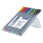 Staedtler Triplus Rollerball Pen 0.4mm Assorted Colours Set 10 image