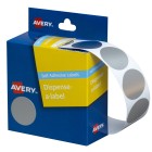 Avery Dot Stickers Dispenser 937272 24mm Diameter Silver Pack 250 image