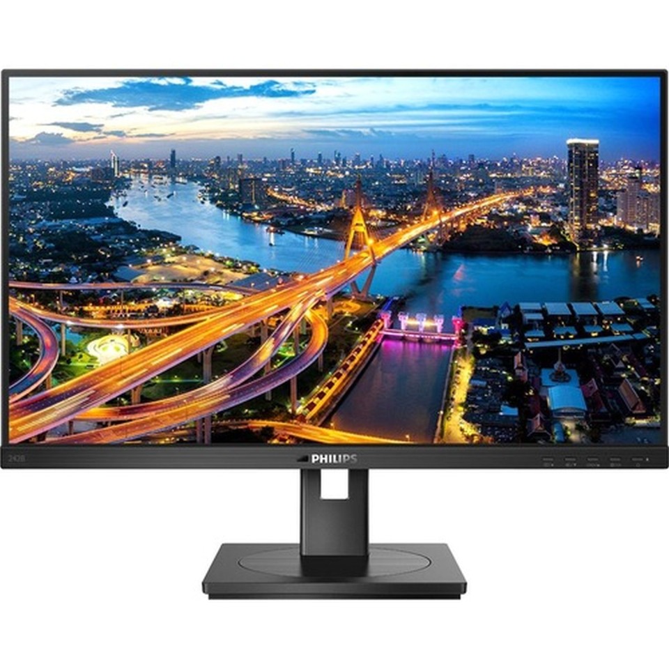 Philips 23.8 Inch Full Hd Wled Lcd Monitor With Built-in Speakers And Usb Hub
