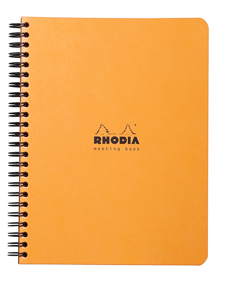 Rhodia Meeting Book Spiral A5 Orange
