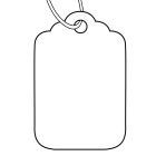 Avery White Merchandise Price Tags, Size 24H, 37 x 23 mm, 1000 Tags (993624) image