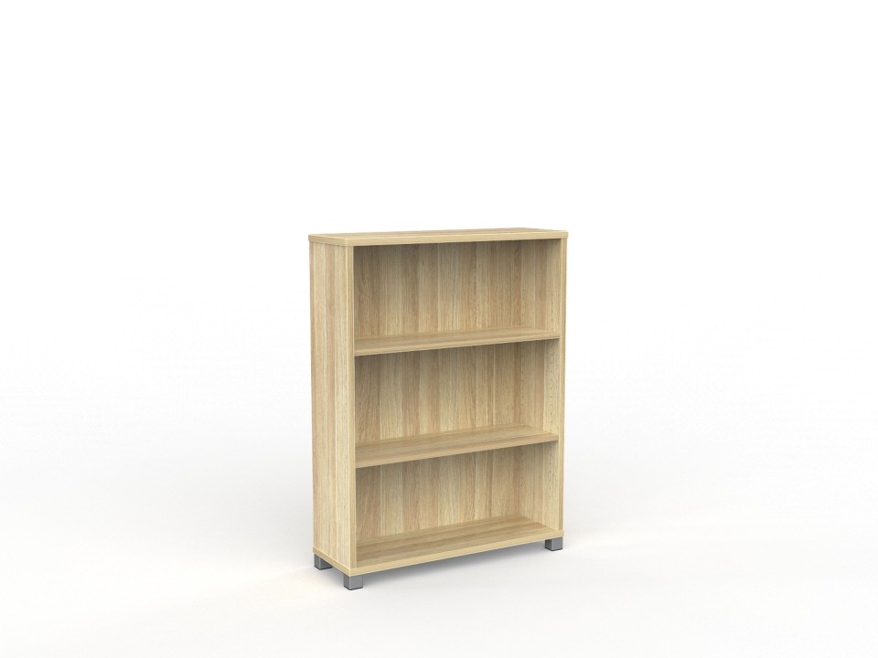 Cubit QK Bookcase 1900Wx1200Hmm Atlantic Oak
