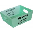 Deskside Recycle Tray A4 Green 315mm x 260mm x 137mm FT118 image