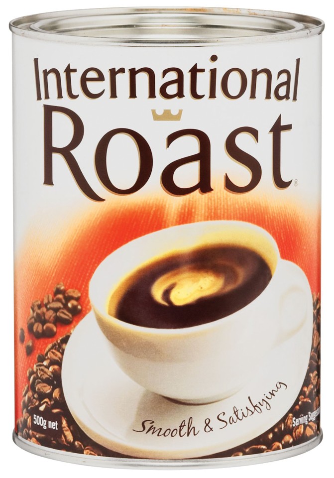 Nestle International Roast Instant Coffee 500g Tin