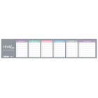 Ledah Pastels Weekly Keyboard Planner Pad 60 Sheets image