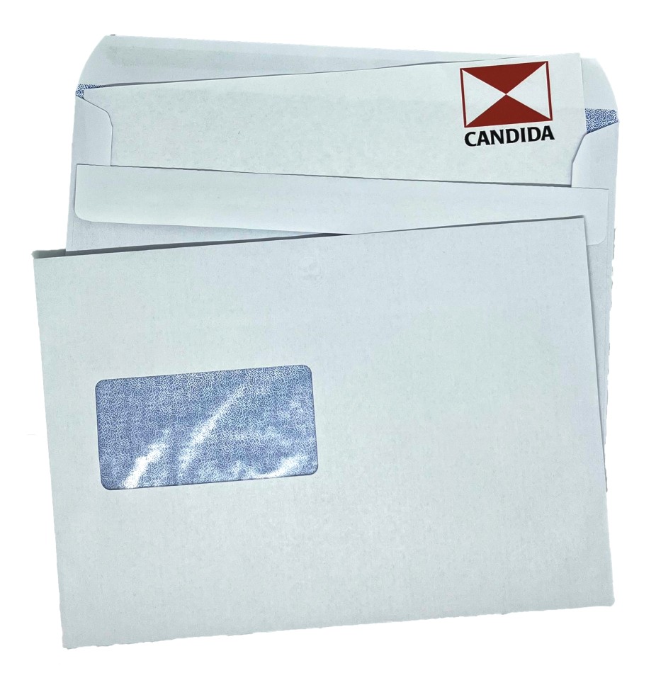 Candida Banker Envelope Window Self Seal 8111 C5 162mm x 229mm White Box 500