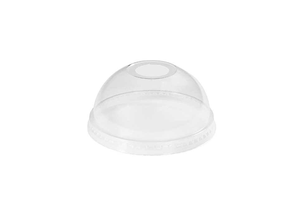 Green Choice Clear Cup Dome Lid Pla 95mm Dia Carton 1000
