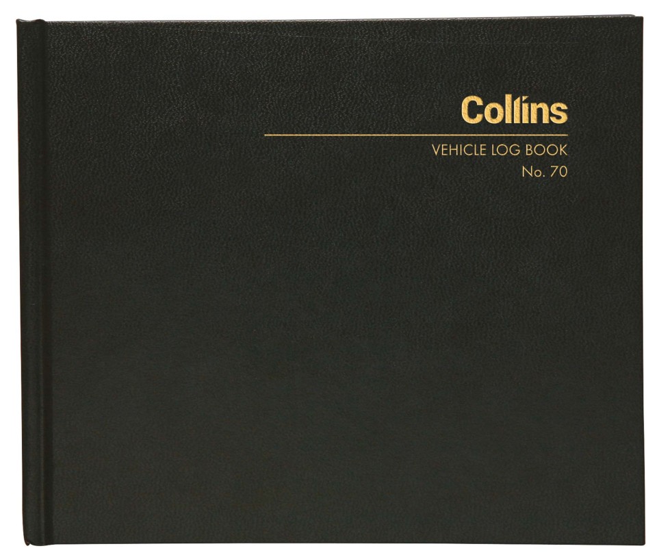 Collins Vehicle Log Book No.70 136x163mm 65 Leaf