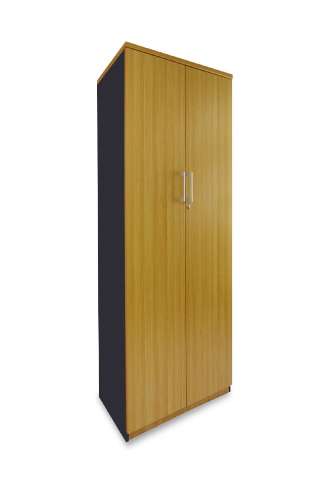 Delta Storage Cabinet 900Wx1800Hmm Beech / Charcoal